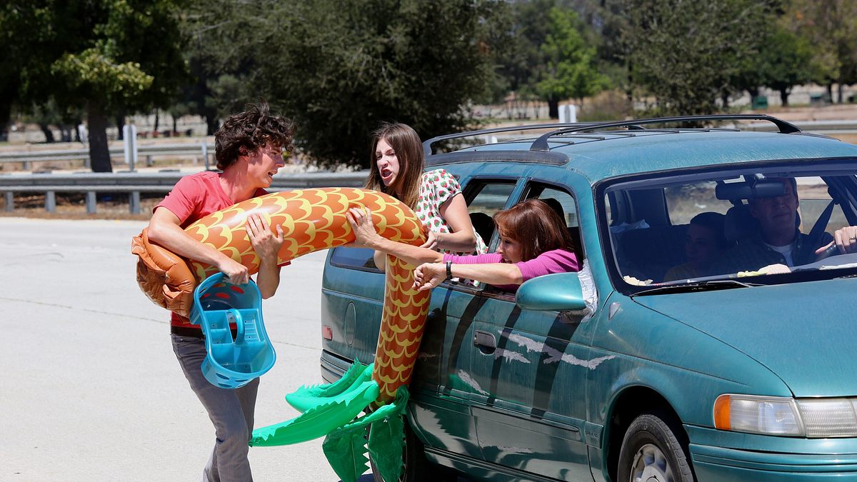 the middle