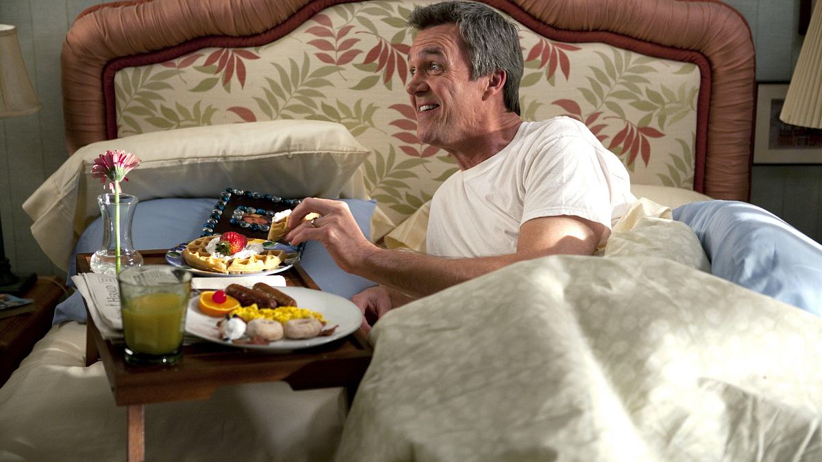 the middle