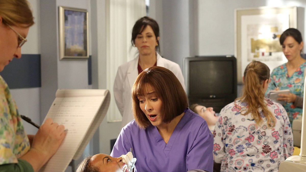 the middle