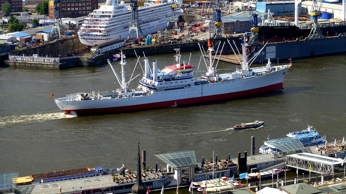 große pötte und schwere lasten - malochen im hamburger hafen