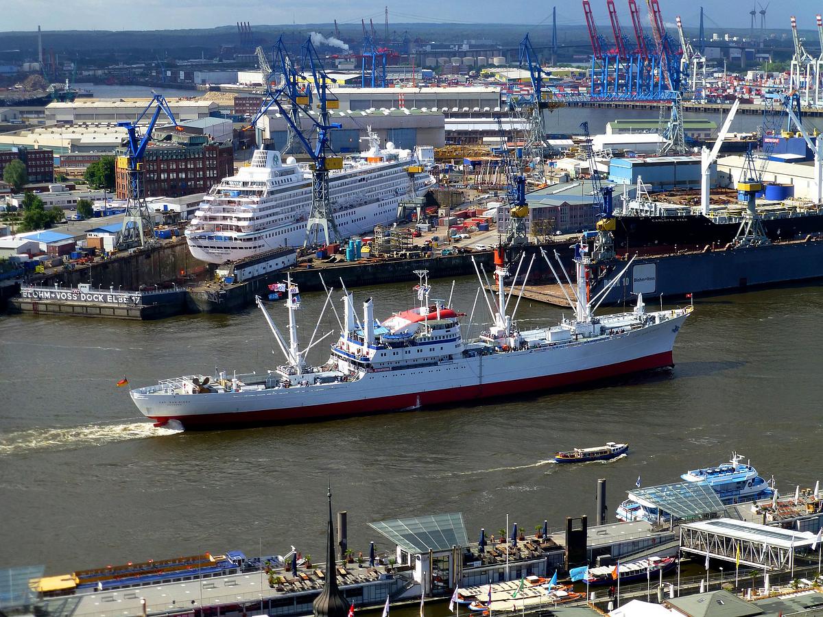 Große Pötte und schwere Lasten - Malochen im Hamburger Hafen große pötte und schwere lasten - malochen im hamburger hafen