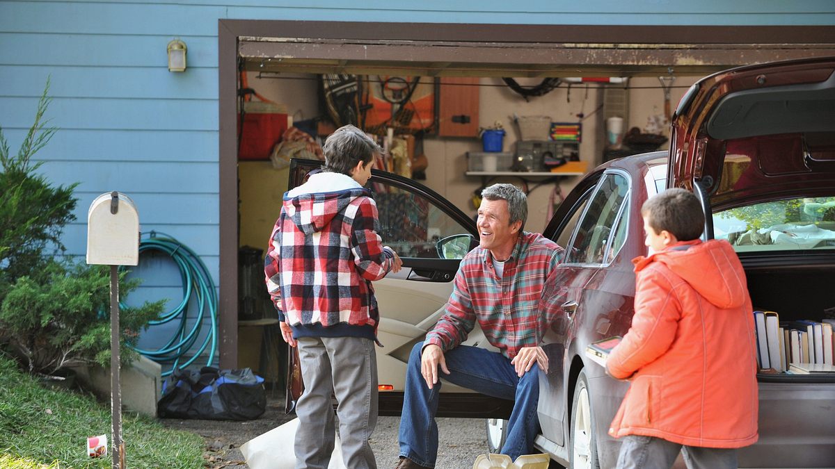 the middle