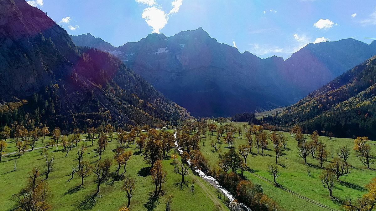 die alpen im herbst