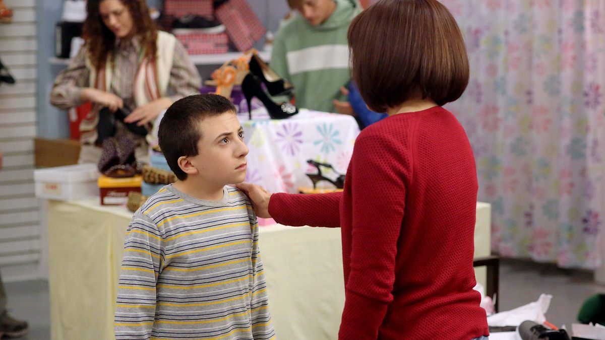 the middle