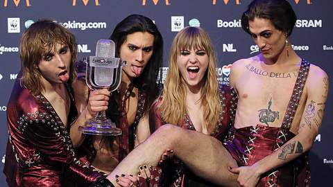 ESC-Sieger Maneskin Italien - Foto: Imago