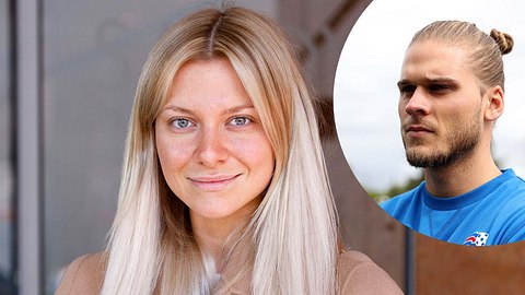 Valentina Pahde in Rúrik Gislasons Kleidung fotografiert - Foto: IMAGO/Getty Images