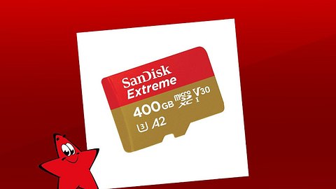 Sandisk Micro SD Karte 400 GB Speicher - Foto: PR/TVM