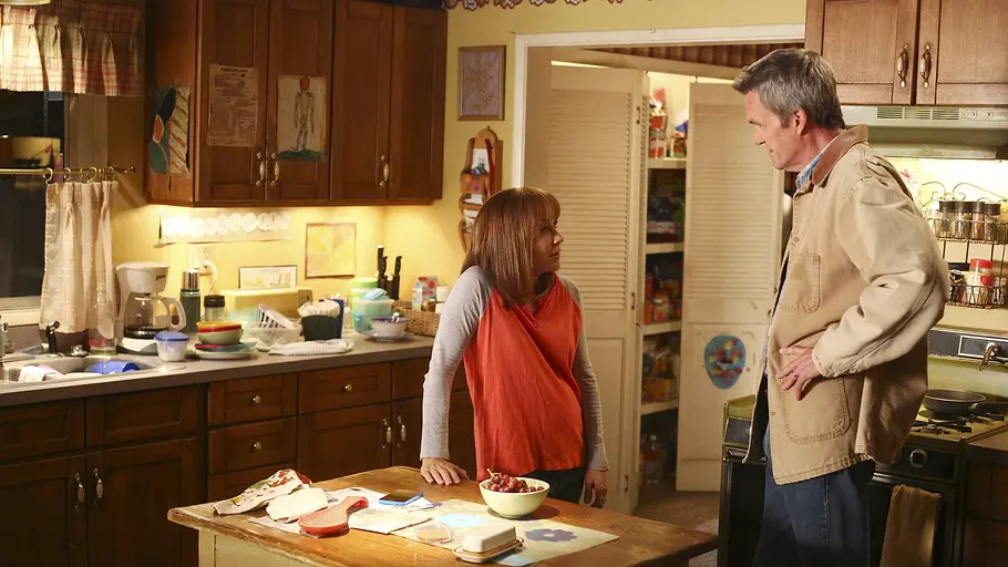 the middle