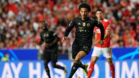Leroy Sane im Spiel gegen Benfica - Foto: Getty Images/Gualter Fatia