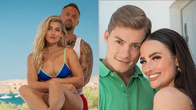 Temptation Island: Henrik Stoltenberg, Paulina Ljubas, Sandra Janina, Juliano Ferndandez - Foto: RTL / Frank J. Fastner