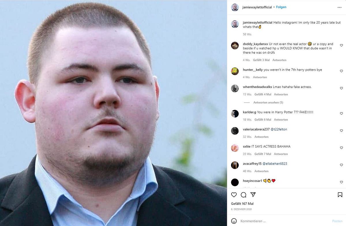 Jamie Waylett Crabbe Instagram