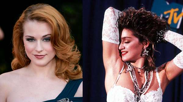 Weird Al Yankovic“-Biopic: Evan Rachel Wood spielt Madonna an der Seite von Daniel Radcliffe - Foto: Imago Images / Montage: TV Movie Online