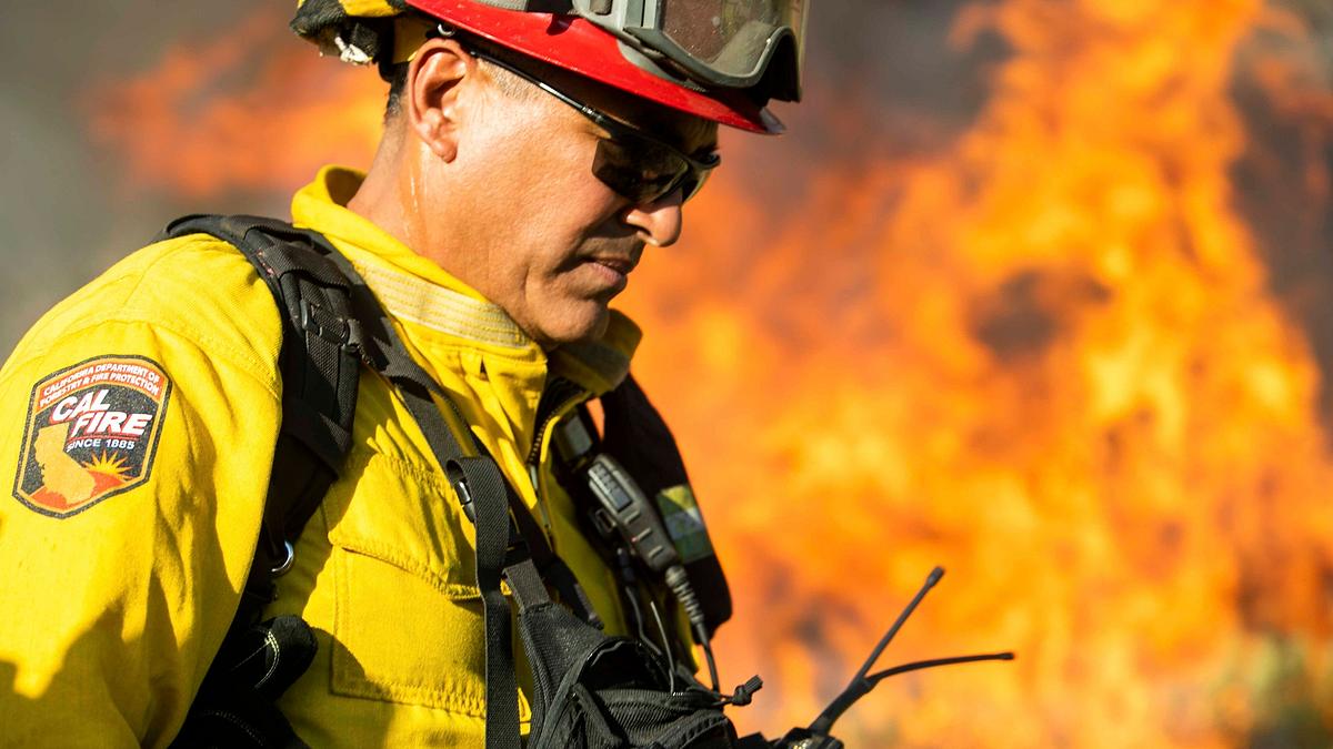 cal fire - feueralarm in kalifornien
