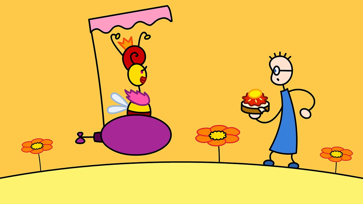 tom und das erdbeermarmeladebrot mit honig