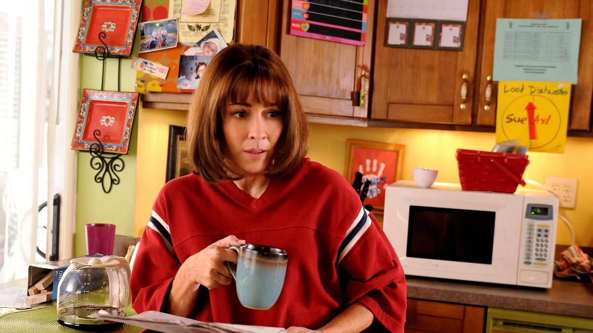 the middle