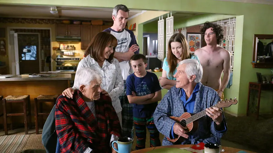 the middle