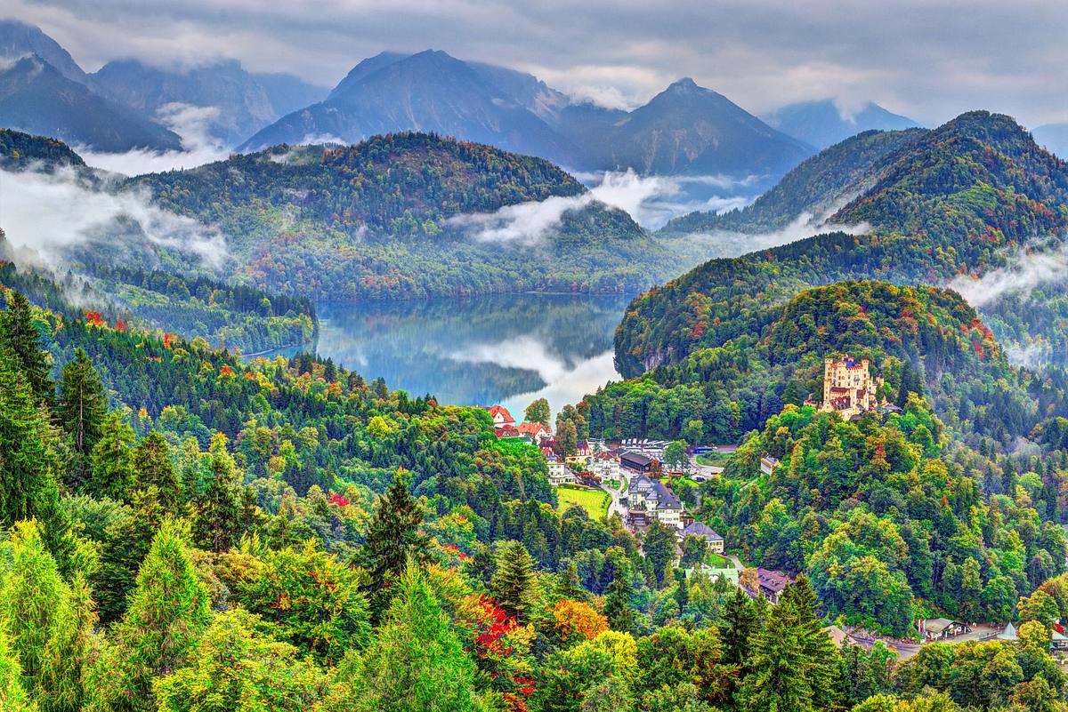 Französische Alpen von oben französische alpen von oben