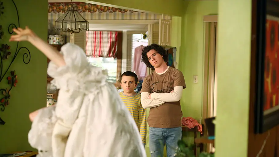 the middle