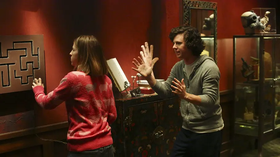 the middle