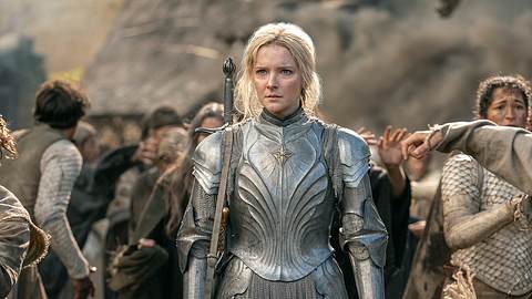 Morfydd Clark als Galadriel in Die Ringe der Macht - Foto: Matt Grace / Prime Video