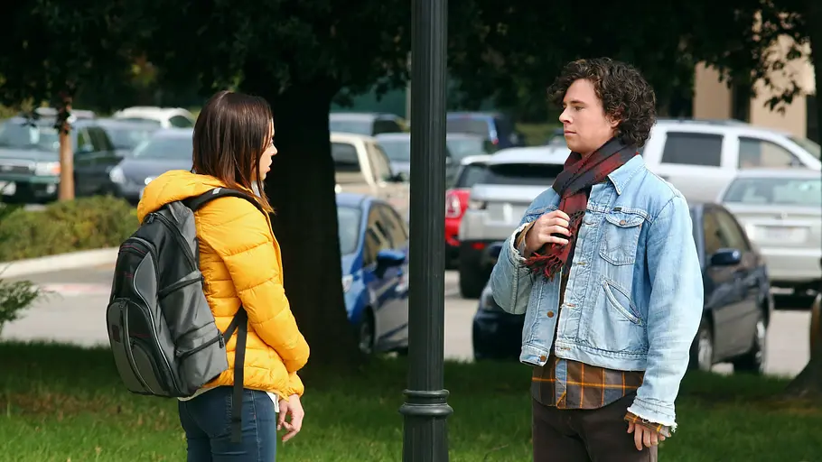the middle