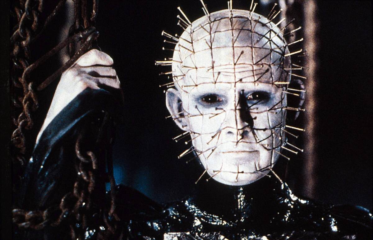 Pinhead aus Hellraiser. Wie und wo du die Filme der Horror-Reihe sehen kannst