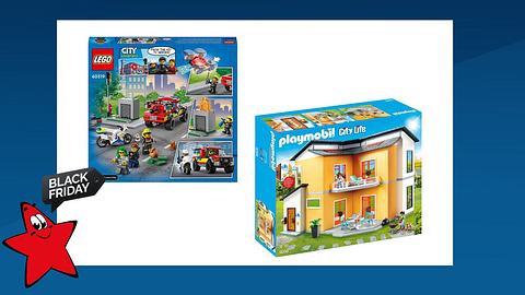 Black Friday Spielzeug: Lego, Playmobil, Ravensburger reduziert - Foto: Kollage: Redaktion / PR