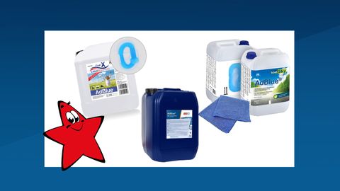 Ad Blue Kanister im Angebot auf Amazon - Foto: Fast X Liquid Solutions / EUROLUB / blueSky / PR