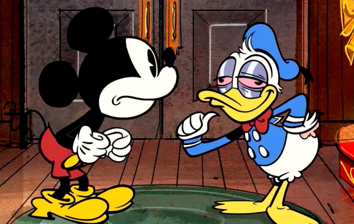 Micky Maus und Donald Duck