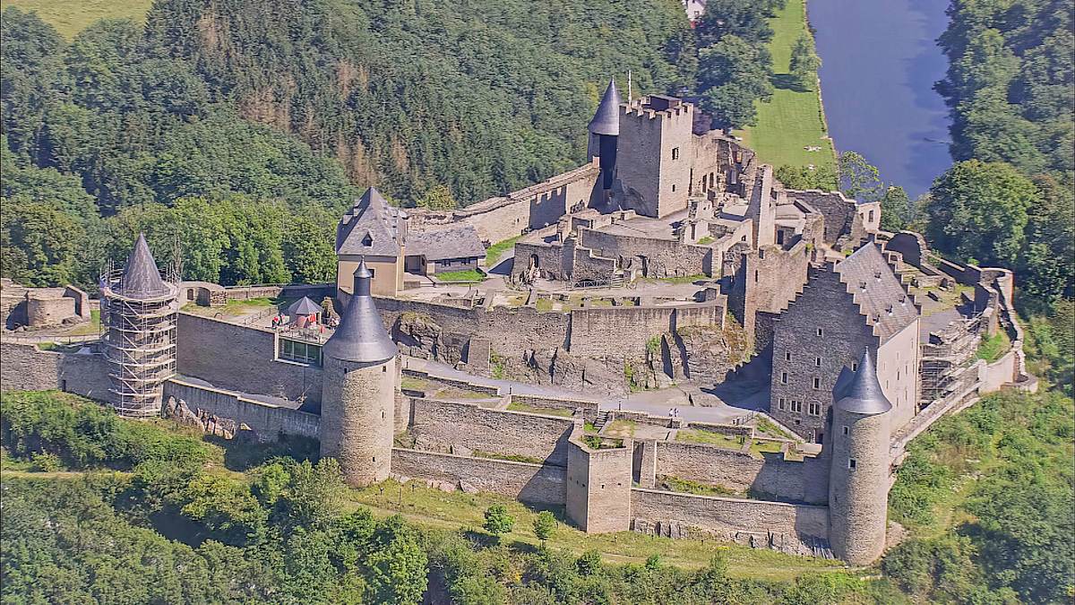luxemburg und belgien von oben