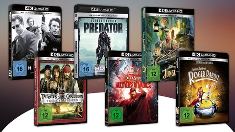 3 für 2-Filmaktion auf 4K UHDs bei Amazon - Foto: TVMovie/PR