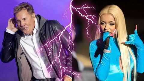 DSDS-Streit: Eskaliert bald der Zwiss zwischen Dieter Bohlen und Katja Krasavice? - Foto: Imago Images / Montage: TV Movie Online