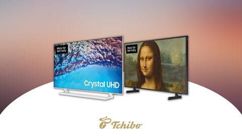 Samsung QLED TV Angebote bei Tchibo: Statt Kaffee trinken bei Fernseher sparen - Foto: TVMovie / PR