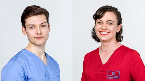 In aller Freundschaft - Die jungen Ärzte: Kommen Florian und Rebecca zusammen? - Foto: ARD/Tom Schulze