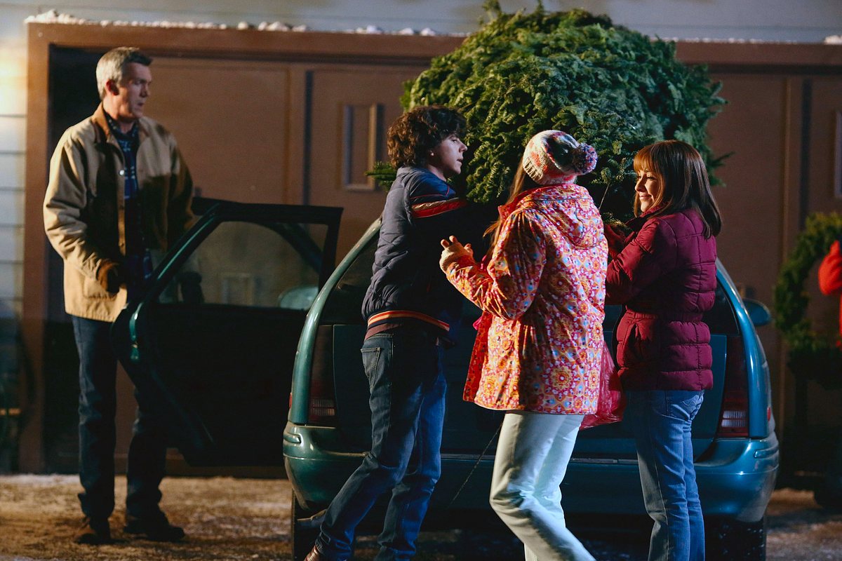 the middle