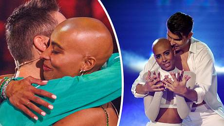 Lets Dance Christian Polanc Alexandru Ionel und Sharon Battiste - Foto: Getty Images / Joshua Sammer | RTL / Stefan Gregorowius (rechts)