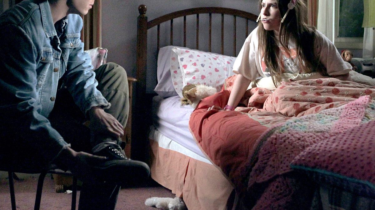 the middle