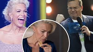 ESC: Elton, Hanna Waddingham - Foto: Getty Images (rechts) / Dominic Lipinski (links) / Apple+ (Mitte)