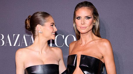 Heidi Klum wird wegen einer sexy Unterwäsche-Kampagne mit Leni Klum als Puffmutter beschimpft - Foto: Theo Wargo/Getty Images