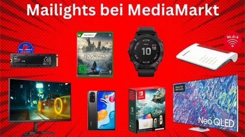 “Mailights“-Aktion bei MediaMarkt gestartet: Hammer-Deals mit fetten Rabatten - Foto: TVMovie / PR