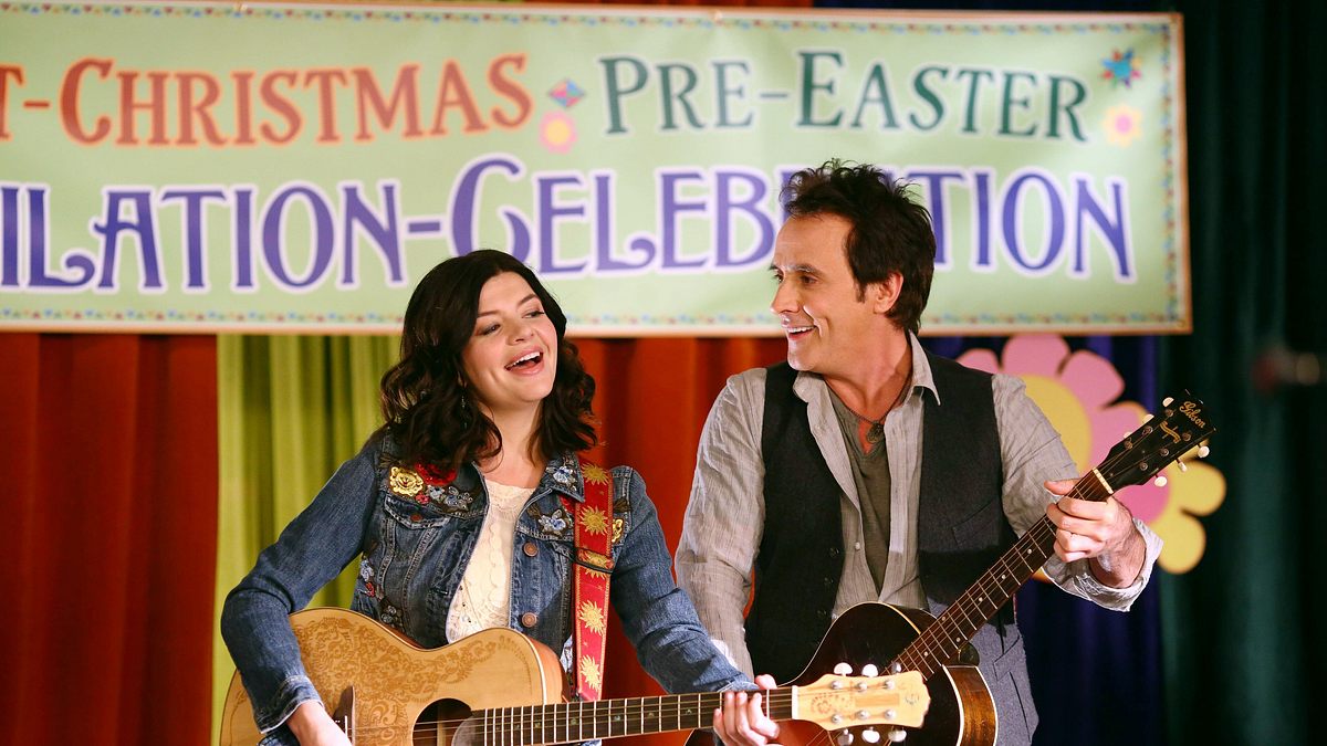 the middle