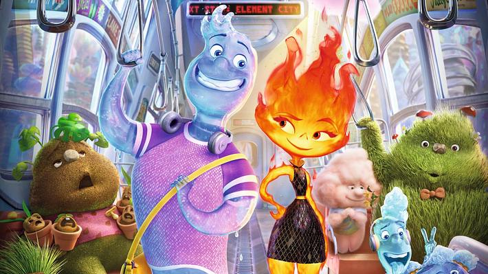 „Elemental“: Kommen Feuer und Wasser zusammen? | Kritik - Foto: Disney / Pixar