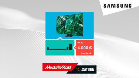 Samsung SmartDeal bei MediaMarkt: TV kaufen und bis zu 4000 Euro Cashback erhalten - Foto: TVMovie / PR