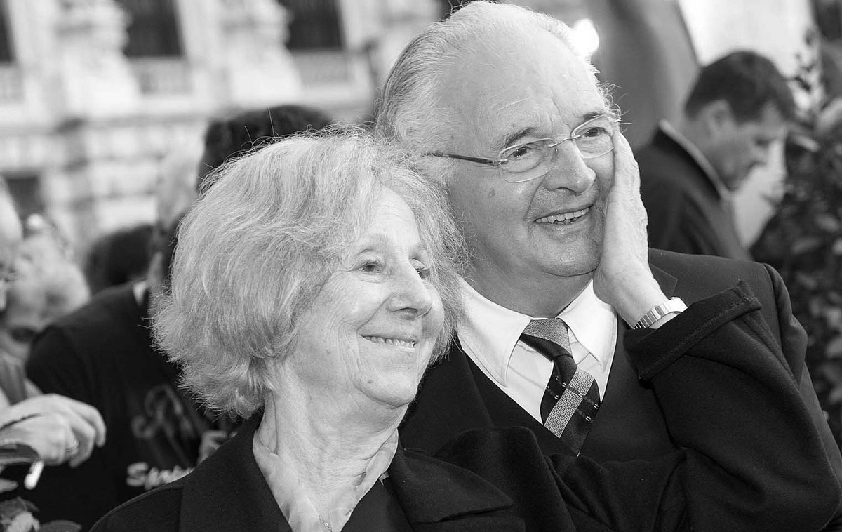 Bibiana Zeller (hier mit Ehemann Eugen Stark) ist gestorben