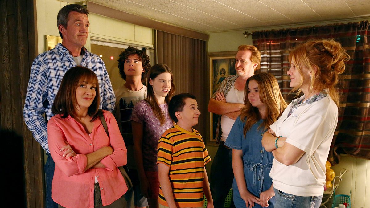 the middle