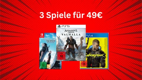 3 Spiele für 49 Euro: Games für PS5, PS4, Xbox & Switch unschlagbar günstig - Foto: TVMovie / PR