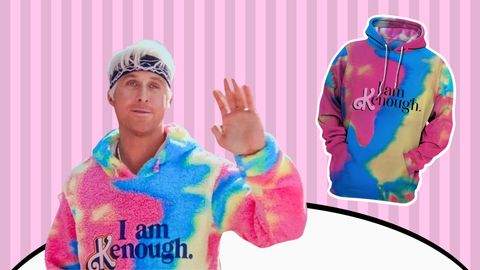 Ryan Gosling im i am Kenough-Hoodie aus dem Barbie-Film - Foto: TVMovie / PR