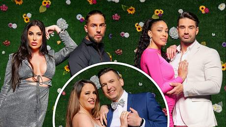 Sommerhaus der Stars: Aleks Petrovic, Vanessa, Ricarda Raatz, Maurice, Justine Dippl, Arben - Foto: RTL