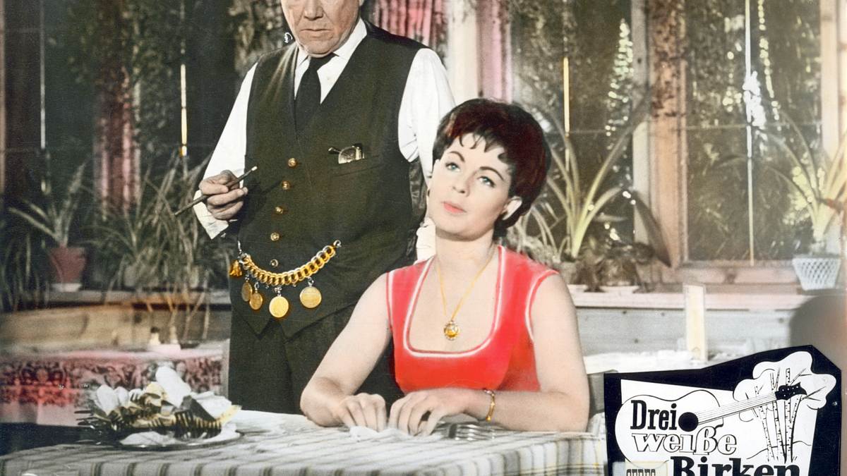 drei weiße birken