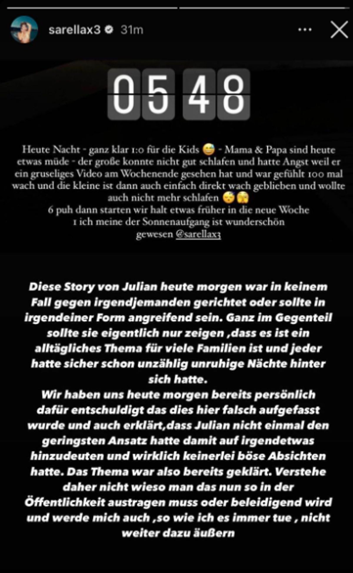 Sarah Engels auf Instagam
